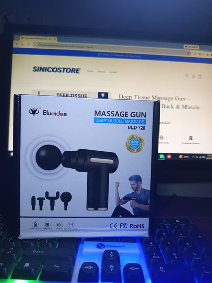 Deep Tissue Massage Gun – Neck, Shoulder, Back & Muscle Pain Relief